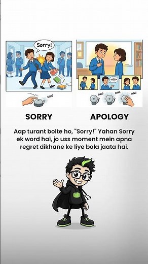 Sorry vs Apology | Difference Explained | English Vocabulary