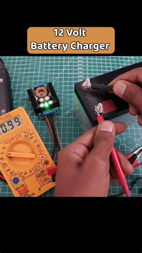 How To Make 12V Battery Charger #shorts #diy #trending #indianexperiments