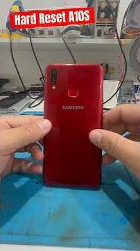 How to format a SAMSUNG GALAXY A10s - Hard Reset, Unlock, Format (Remove Password)