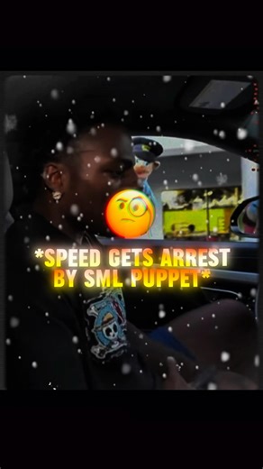 No way speed gets arrested by SML cop puppet 😂 #ishowspeed #sml