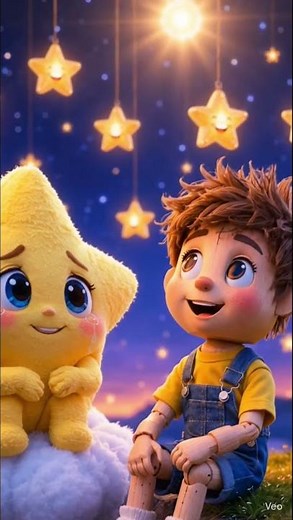 Moon and Little Star Friendship Story 🌈