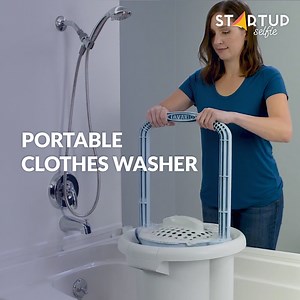28K views · 710 reactions | Portable washer for off-grid clothes washing. Get it here: https://amzn.to/3sb4vLU | Startup Selfie | Facebook