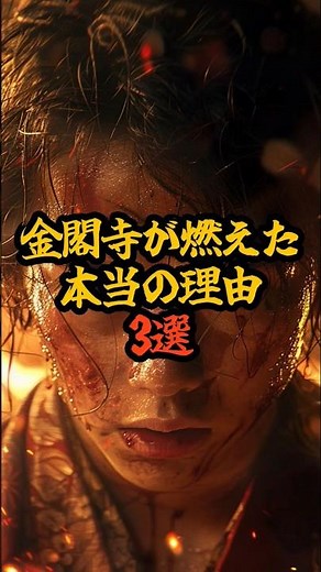 金閣寺が燃えた本当の理由3選 #歴史ミステリー #金閣寺 #日本史
