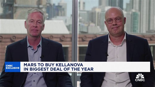 Watch CNBC's full interview with Mars CEO Poul Weihrauch and Kellanova CEO Steve Cahillane
