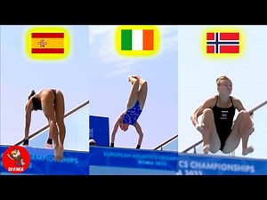 Womens Diving 😳 Best Moments 10m Platform #4 - Best women's diving competition. Girls diving