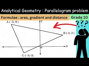 Analytical Geometry | Parallelogram | Grade 10