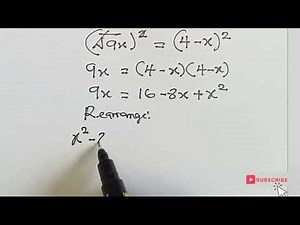 Learn How To Solve A Nested Radical Equation In Seconds! - SAT, ACT Math