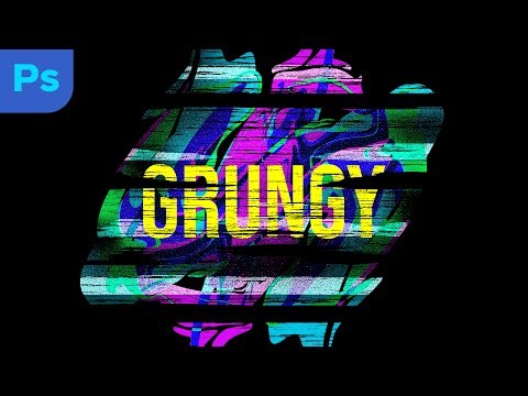 Create a Grunge + Glitch Background | Photoshop Tutorial