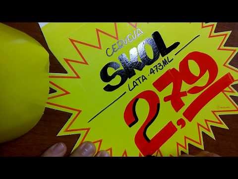 Como fazer um cartaz de preço de supermercado