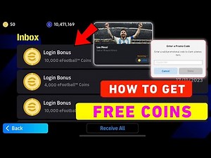 Trick To Get Promo Codes & Free Coins In eFootball 2024 Mobile