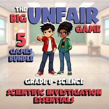 5 BIG UNFAIR Science Games - Scientific Investigation Essentials - Grade 8