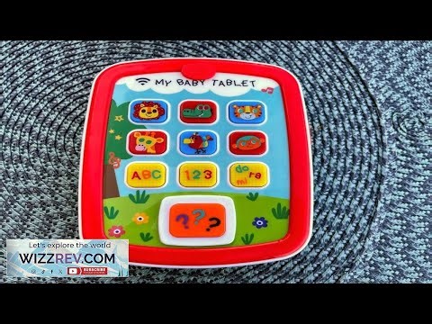 Kidpal My Baby Tablet Developmental Baby Toy Lights Learning Tablet