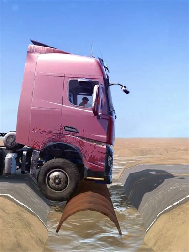 Only 1 Truck Can Conquer This Road | MudRunner Realistic Physics Test | Ep.59 #SpinTires #MudRunner