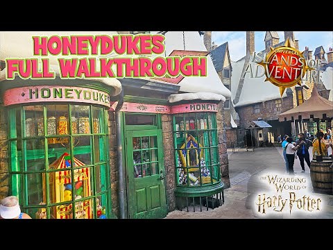 Honeydukes Harry Potter Sweet Shop Tour at the Wizarding World Islands of Adventure (Sep 2025) [4K]