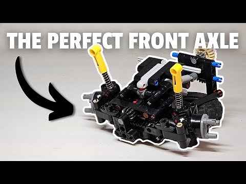 How to built the perfect front solid axle out of LEGO Technic!