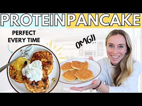 How to Make the BEST Protein Pancakes [Light and Fluffy, Not Dry and Sad]
