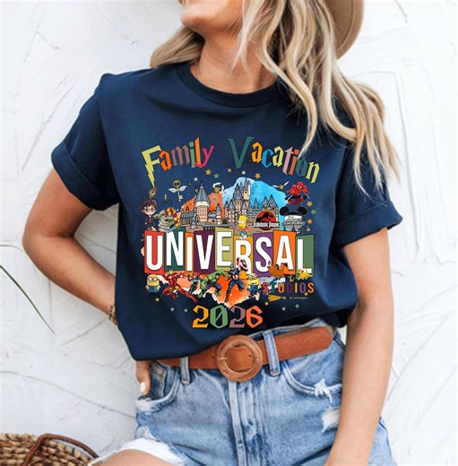 Universal Studios Family Vacation T-shirt: Group Trip 2026 D445 1 - Etsy UK