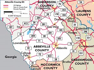 Chicas En Abbeville South Carolina Map