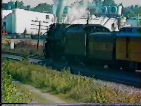 Chessie System Railroad 614 ,Working Steam Hard 1981