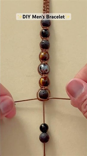 DIY Men’s Macrame Bracelet Idea ✨🤎✨