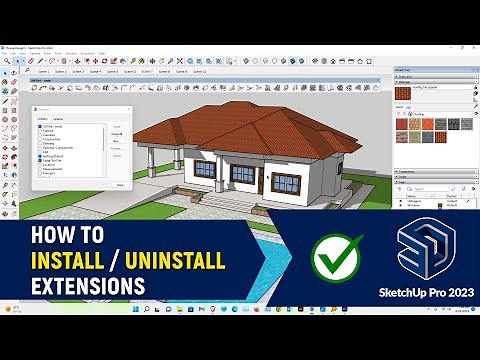 How to Install Extensions in Sketchup Pro 2026 | 1001 Bit Tools