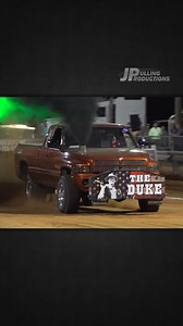 "The Duke" taking the win on Friday night of the 2025 Fall ABAC AET Truck and Tractor Pull in Tifton, GA! - Southern Pullers Association - #Truck #Diesel #Turbo #Torque #Dirt #Motorsport | JP Pulling Productions