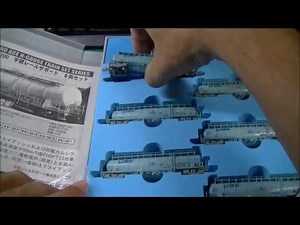 Ｎゲージ 貨物列車 ＤＥ１０（２両）＋タキ１１００（８両） 【紹介＆走行動画】