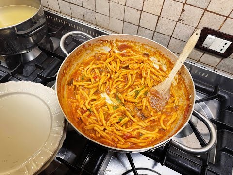 Alison Makes Another Pasta for Dinner (with Sausage and Eggplant)