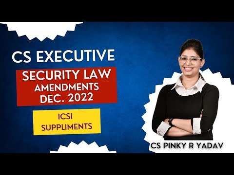 CS Executive SLCM Amendments | ICSI Supplements | Dec. 2022 #csexecutive #cs