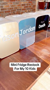 694K views · 16K reactions | Mini Fridge Restock What would you want in your Mini Fridge?? *Not Sponsored *Fridges linked in stories #DoughertyDozen #MiniFridge #Restock #OddlySatisfying #MiniFridgeRestock #RestockWithMe #MidnightSnack | Dougherty Dozen | Facebook