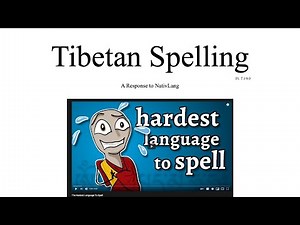 NativLang Response - The Hardest Language To Spell