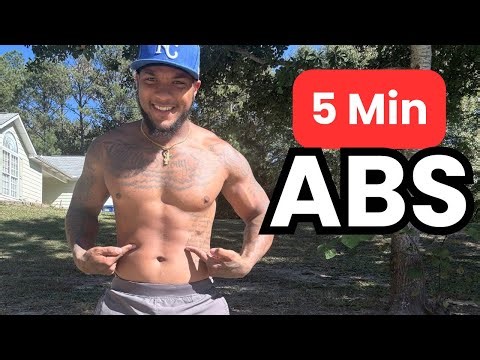 5-Minute AB Workout For Beginners | No Equipment Needed!