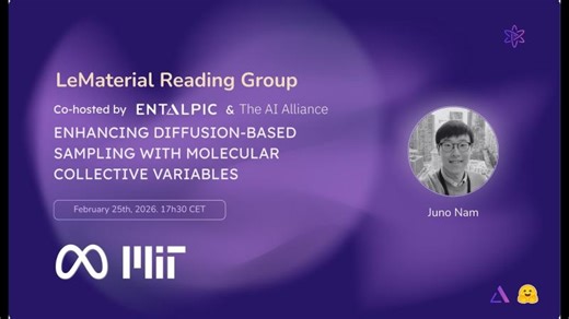 Enhancing Diffusion-Based Sampling with Molecular Collective Variables | LeMaterial Reading Group | Luis Pinto