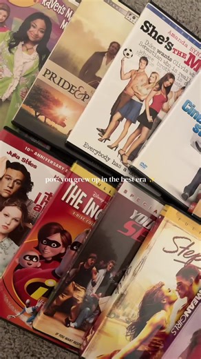early 2000s is peak 🫶 also sad i can’t find my crossroads DVD (i snuck in my 1d movie 😂) #movies #millenials #nostalgia #teenmovies #physicalmedia