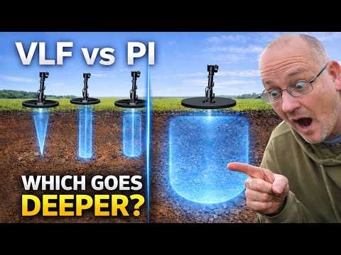 VLF vs PI – Which Metal Detector Really Goes Deeper?