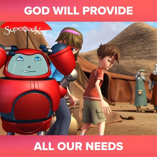 God did not leave the Israelites! He provided everything they needed! 🙌🏿🙌🏿🙌🏿 Download the Superbook Bible App and watch the full episode of "The Ten Commandments" from the comfort of your home! ➡️️️ https://go.cbn.com/superbook-fb-app . . . . . SUPERBOOK Bringing Bible Stories and Jesus' love to kids everywhere Series App Academy Outreach | Superbook
