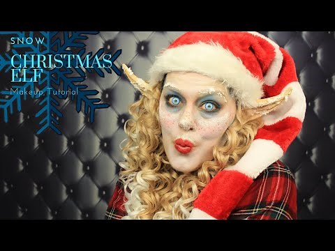 Snow Christmas Elf Makeup Tutorial | Elf Makeup | Mouldlife Sculpt Gel | Woochie Elf Ears