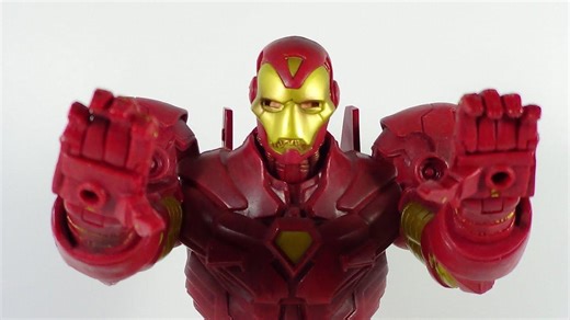 Marvel Legends Icons Iron Man (gold Variant) Figure Review