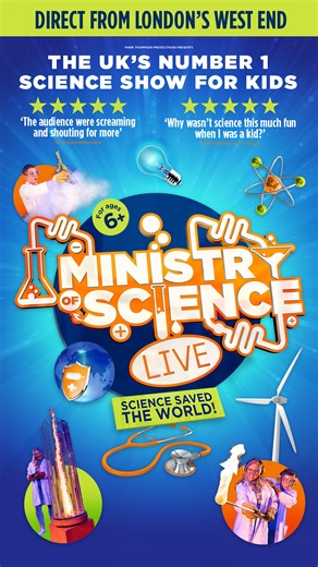 💥🥼 3...2...1... the UK’s favourite science team are back this May half term and are more explosive than ever! ⚗️ Join the Ministry of Science presenters as they dive deep into the world of science and look at how science shapes the modern world we live in with a few loud bangs along the way 🔬 🥽 100% Educational. 200% Entertaining. 300% Explosive. 400% Fun🧪 🗓️ Thu 28 May, 12.30pm & 3.30pm 🔗 Tickets: https://everyonetheatres.com/whats-on/ministry-of-science/ 📞 Box Office: 01582 60 20 80 | 