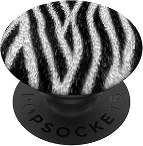 Zebra Skin Pattern PopSockets PopGrip: Swappable Grip for Phones & Tablets
