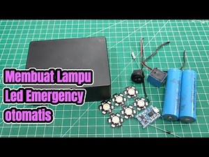 Lampu led emergency otomatis menyala saat listrik mati