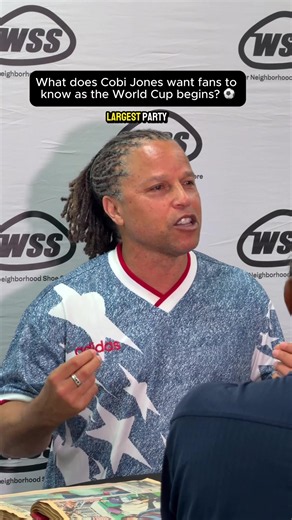 Meet Cobi Jones at WSS During World Cup Season