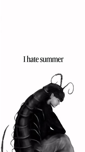 Bug girl and centipede boy 🪲🐛#procreate #ihatesummer #oc #digitalart #trend