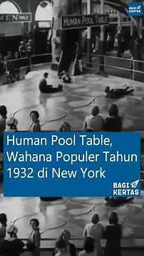 Human Pool Table, Wahana Berbahaya yang Populer di New York Tahun 1932