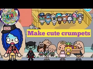 Crumpets in Toca Boca. Tutorial