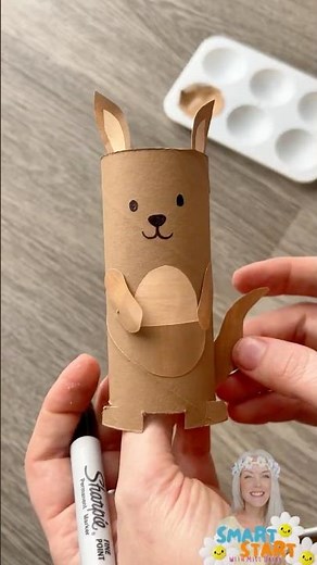 Toilet Roll Kangaroo Craft | Easy Australian Animal Craft for Preschoolers