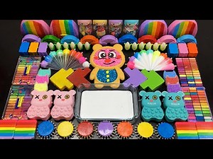 Most Colorful Slime Ever! Rainbow Toys & Satisfying Mix Slime! #1744