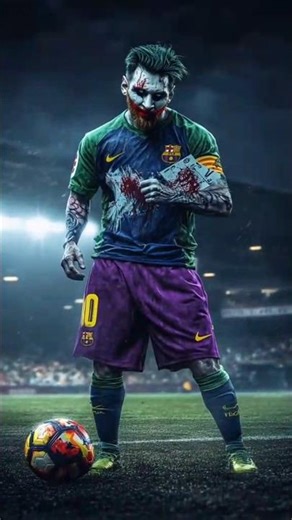 messi with joker / joker messi awesome look #animationstudio #ytshorts #viral #officalvideo #trend