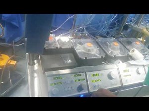 setting up cardioplegia pump