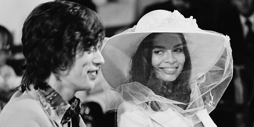 All About Bianca Jagger's Iconic YSL Wedding Suit, Which Changed Bridal Fashion For Good